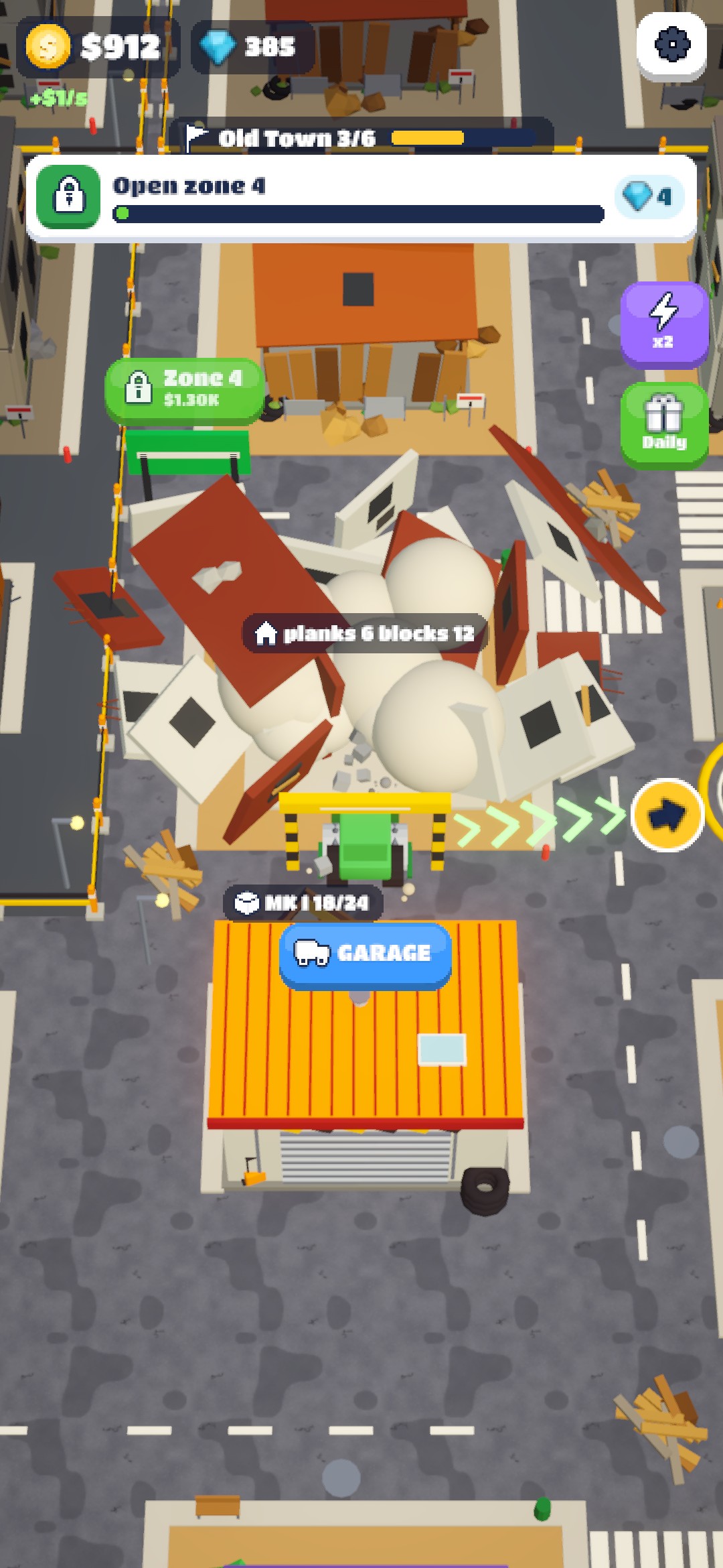 Rubble Rush screenshot 1