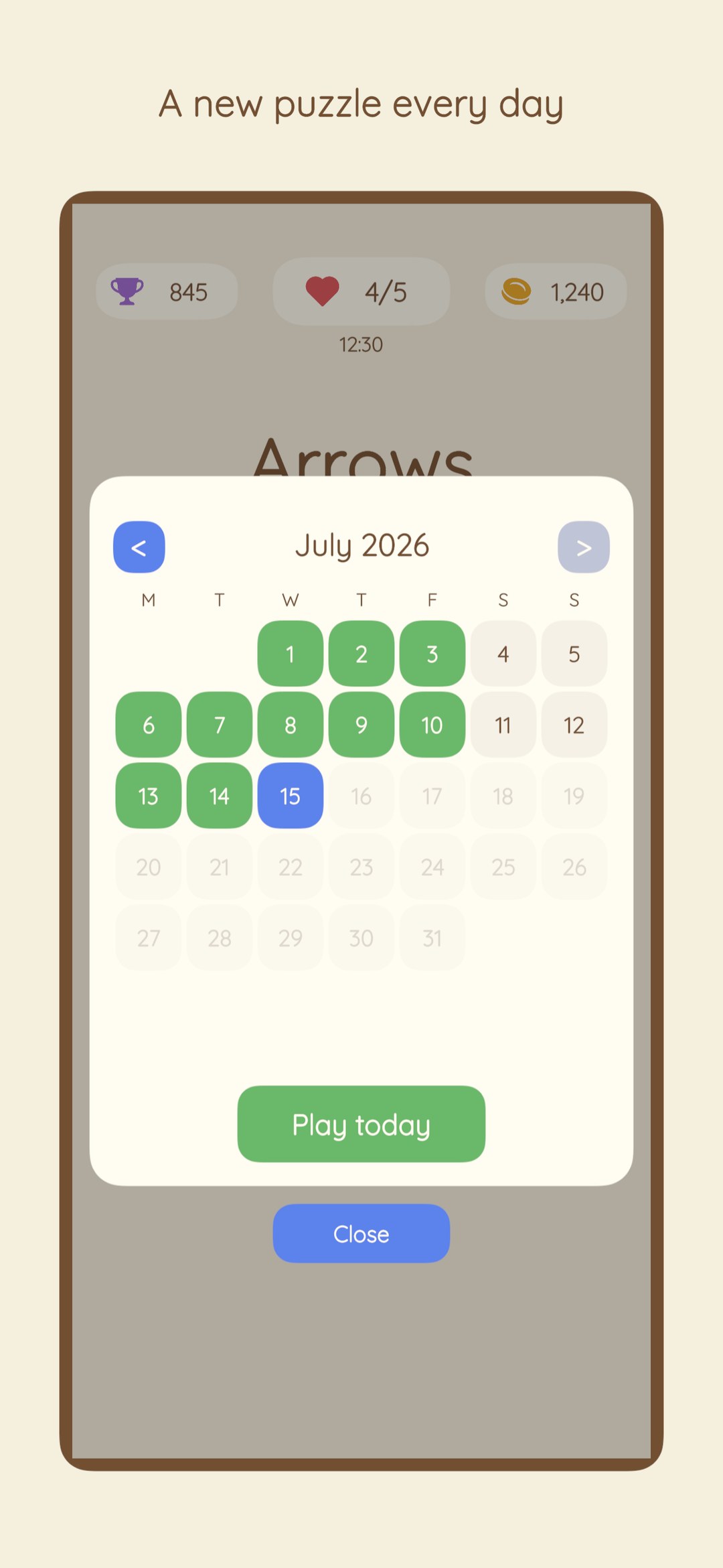 Arrows screenshot 3